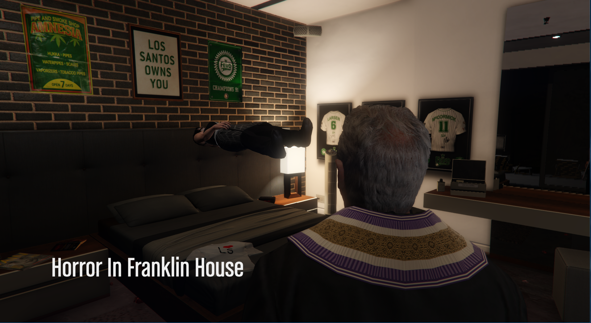 Horror In Franklin House GTA5 Mods